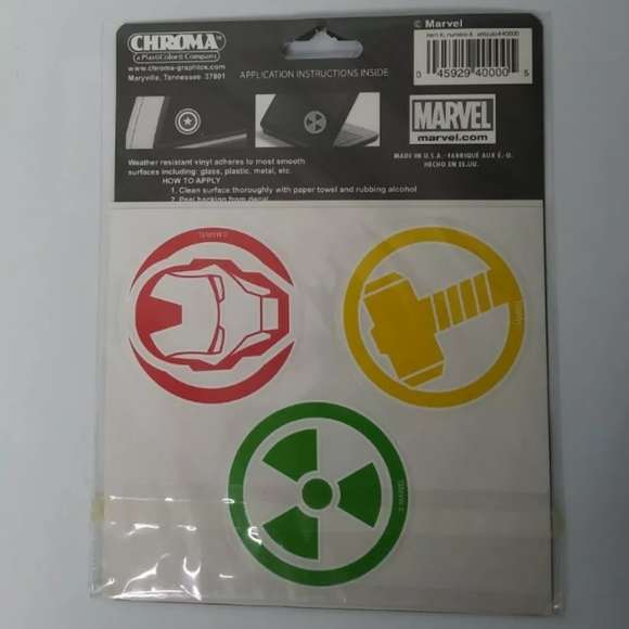 Marvel Avengers Assemble Diecutz Decals - Picture 2 of 2